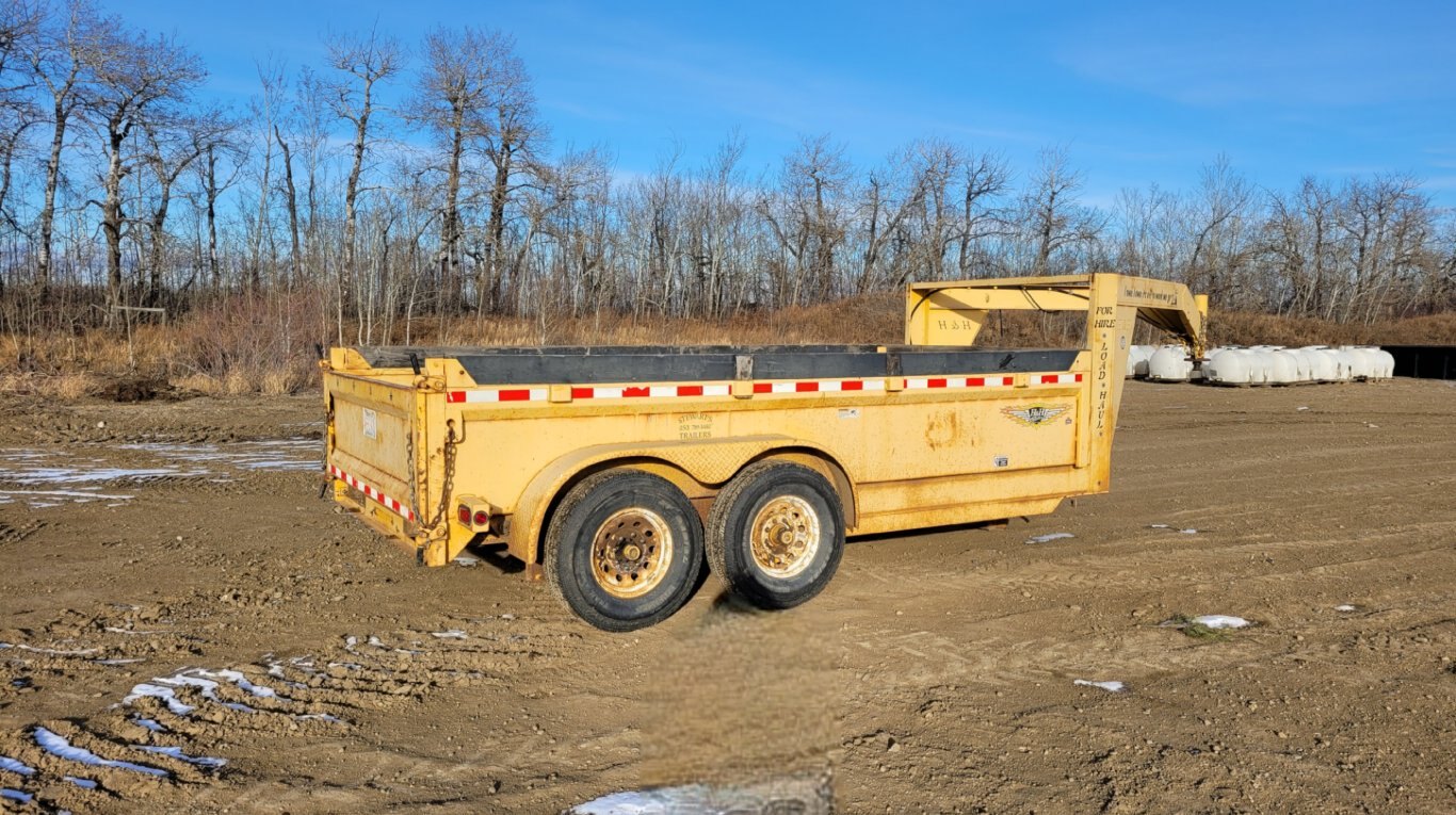 H&H Gooseneck T/A Dump Trailer