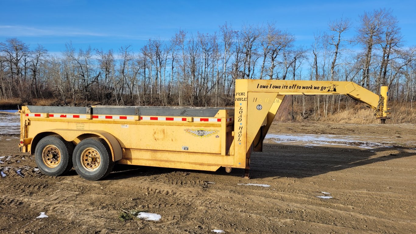 H&H Gooseneck T/A Dump Trailer