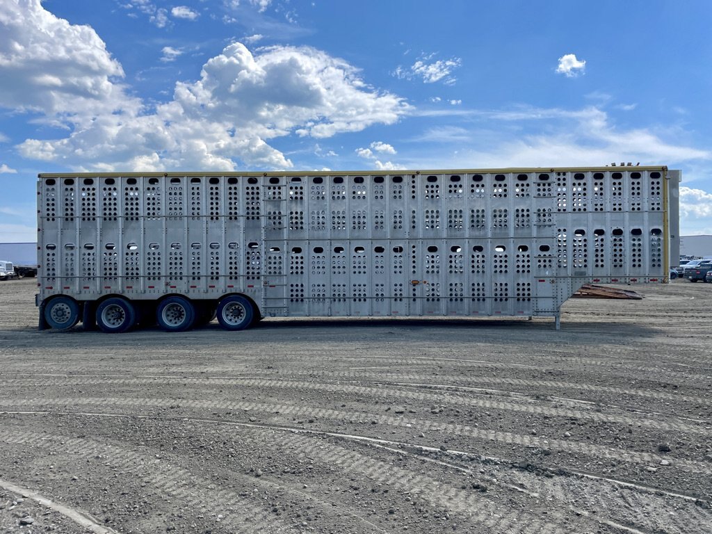 2008 Merritt Aluminum Cattle Liner Pot Trailer