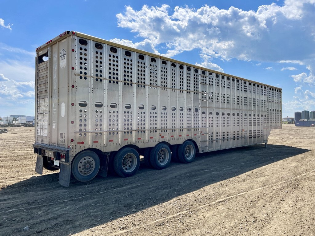 2008 Merritt Aluminum Cattle Liner Pot Trailer