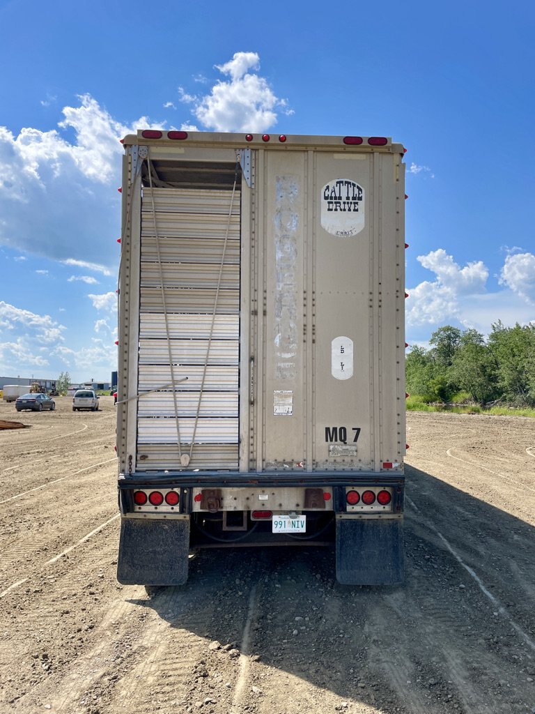 2008 Merritt Aluminum Cattle Liner Pot Trailer