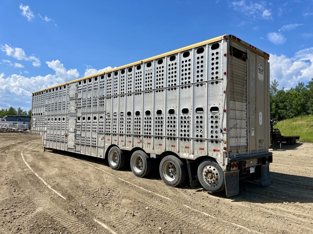 2008 Merritt Aluminum Cattle Liner Pot Trailer