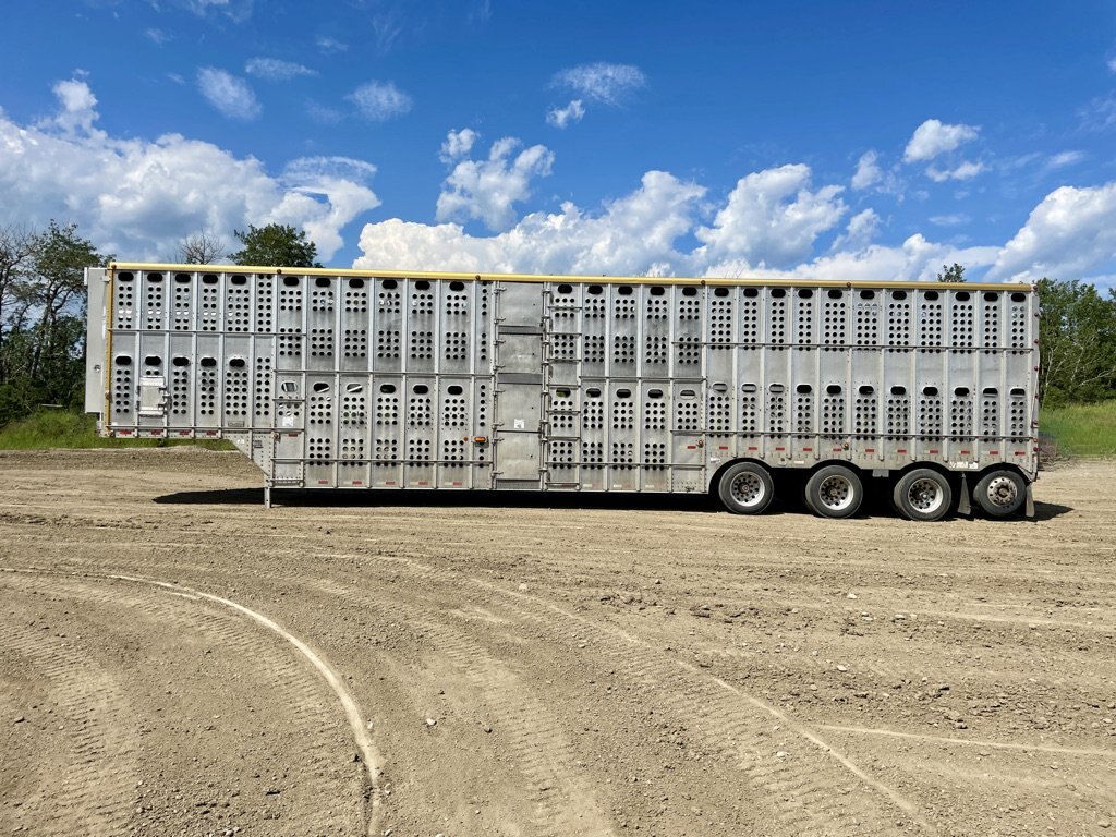 2008 Merritt Aluminum Cattle Liner Pot Trailer