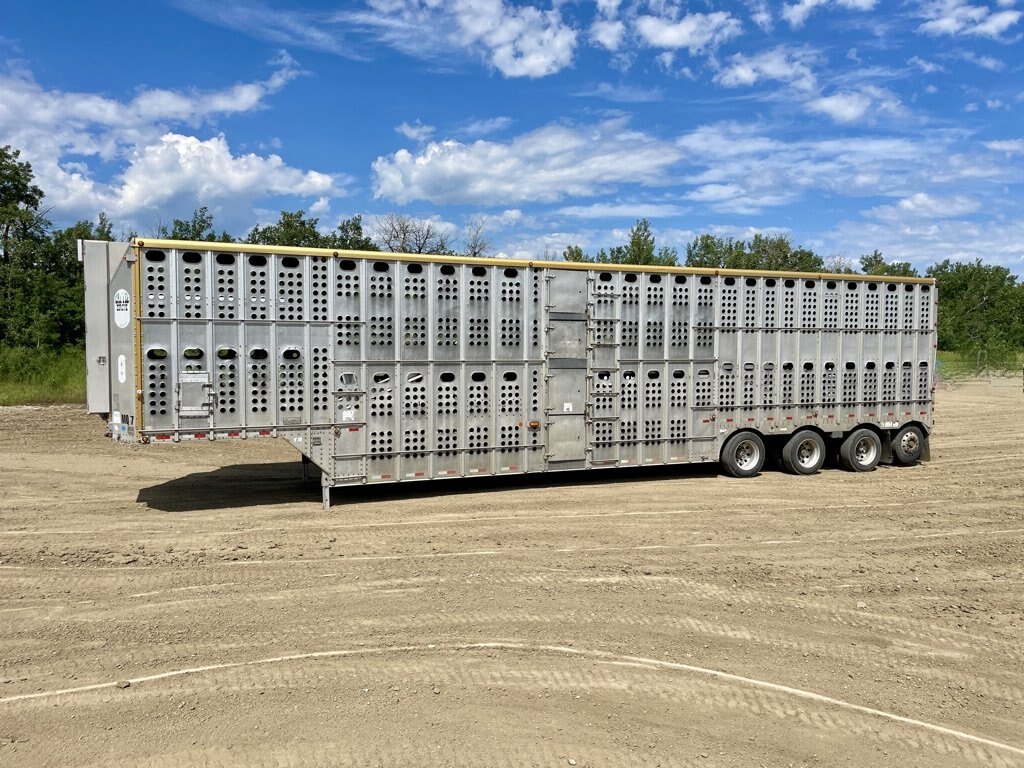 2008 Merritt Aluminum Cattle Liner Pot Trailer