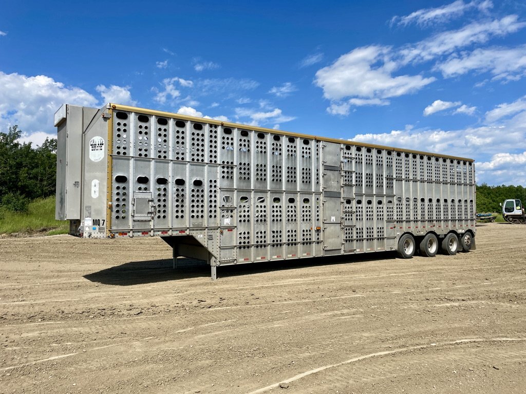 2008 Merritt Aluminum Cattle Liner Pot Trailer