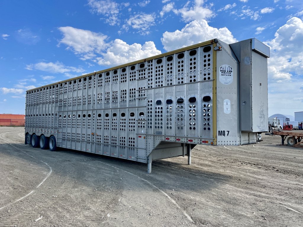 2008 Merritt Aluminum Cattle Liner Pot Trailer