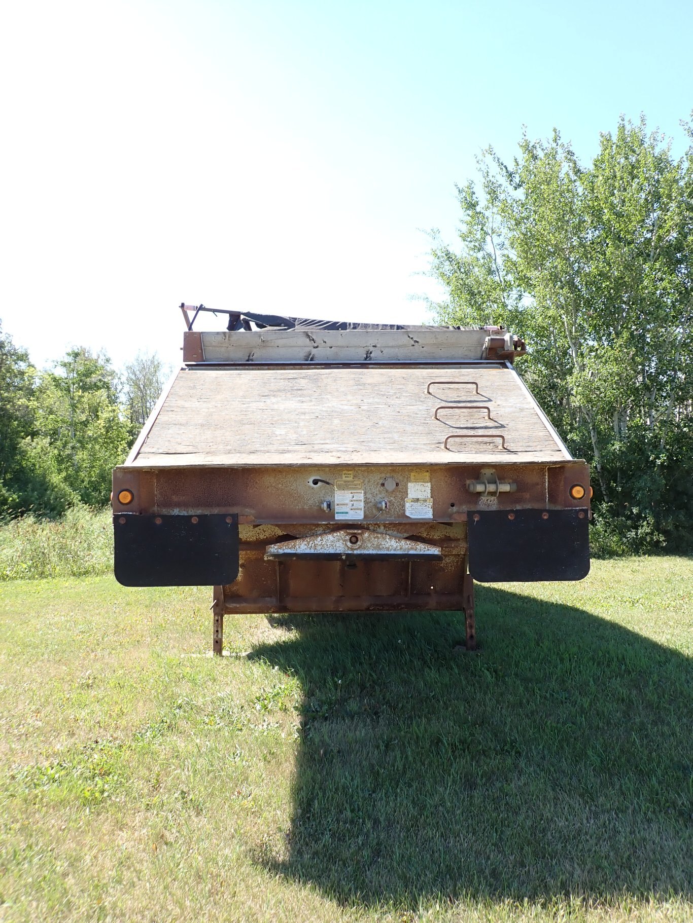 1997 Midland MG29 CULX Belly Dump Tandem Axle Trailer