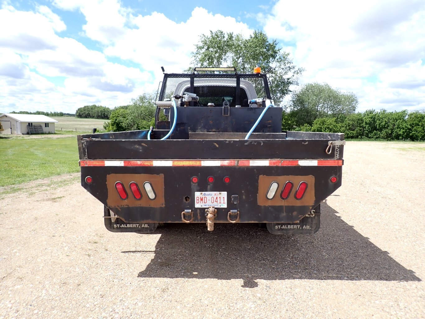 2006 GMC C5500 Topkick Crew Cab 4x4 Flat Bed Truck