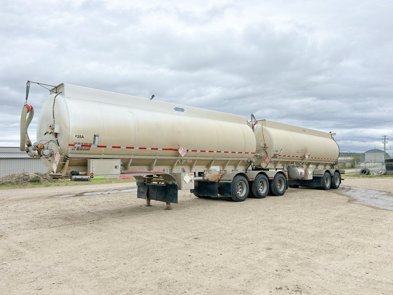 2014 Advance TC407 Aluminum Super B Tank Trailers