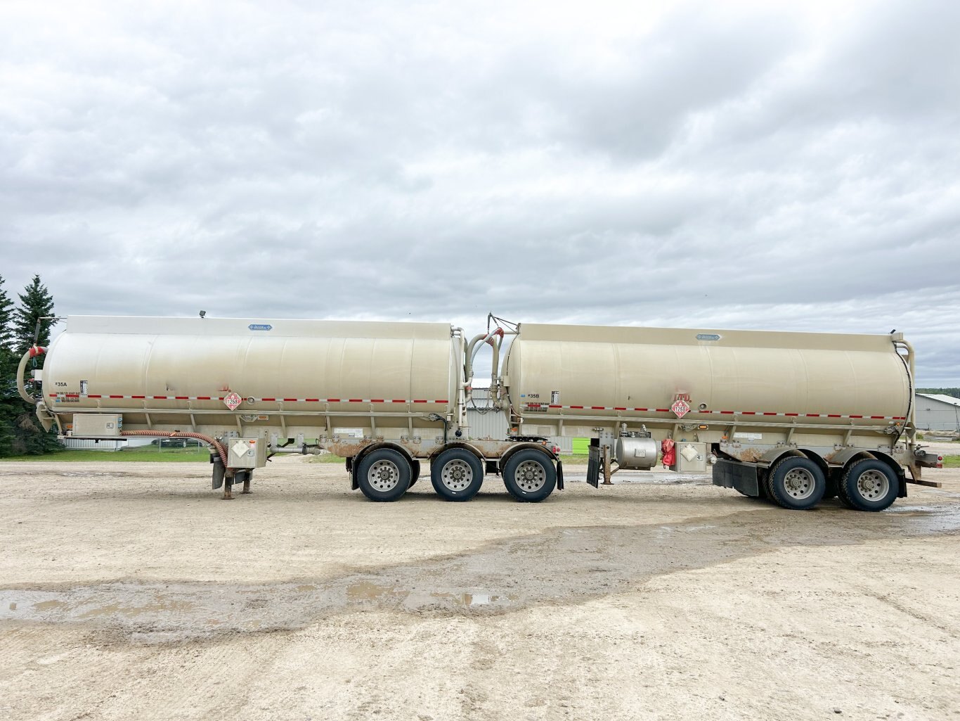 2014 Advance TC407 Aluminum Super B Tank Trailers