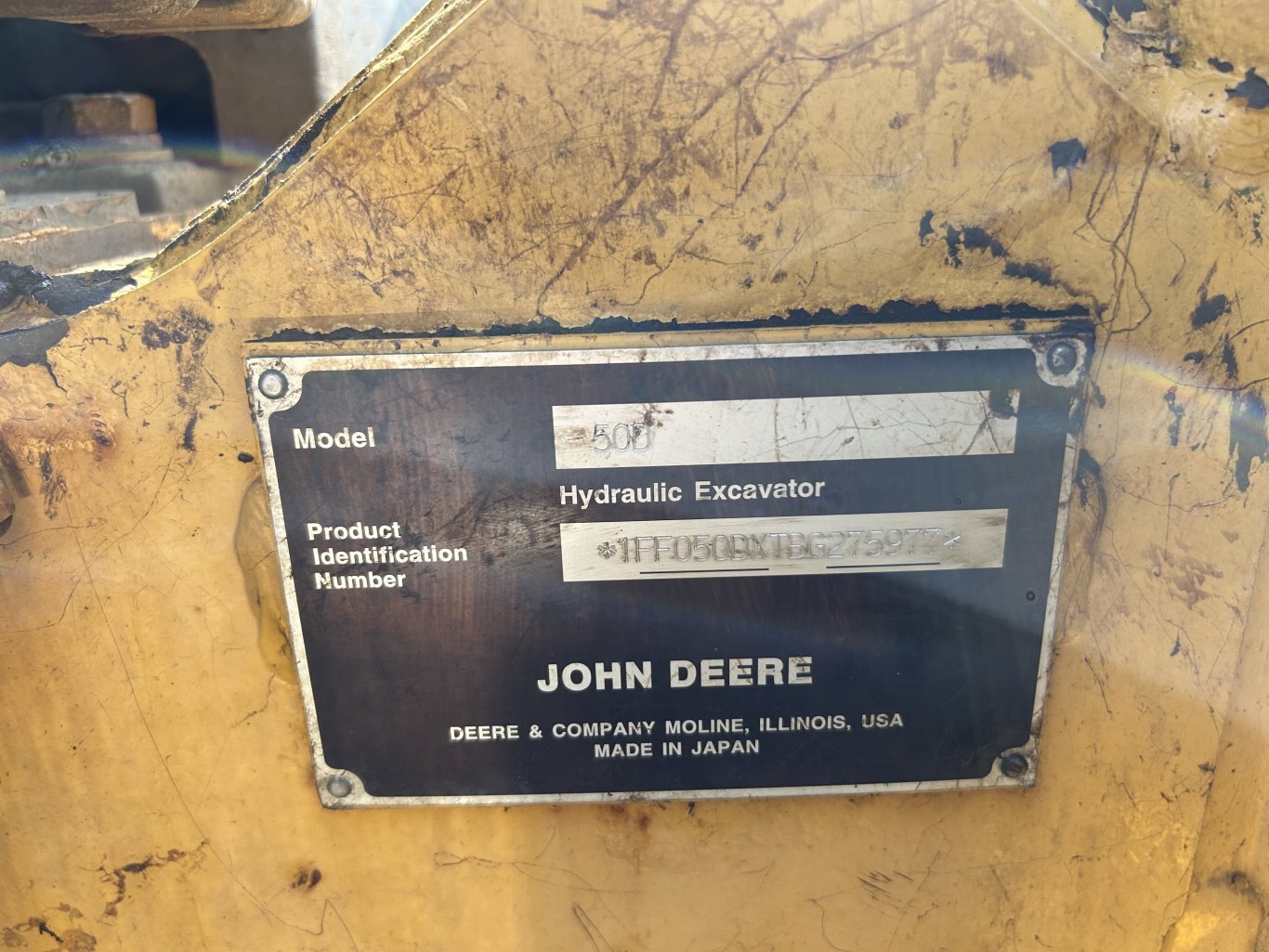 2011 John Deere 50D Excavator w/ Thumb