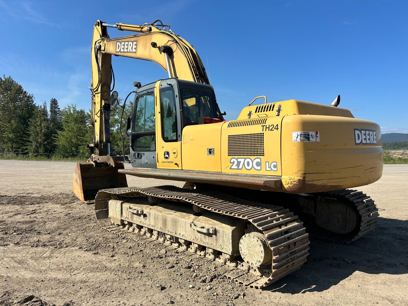 2005 John Deere 270C LC Excavator w/ Thumb