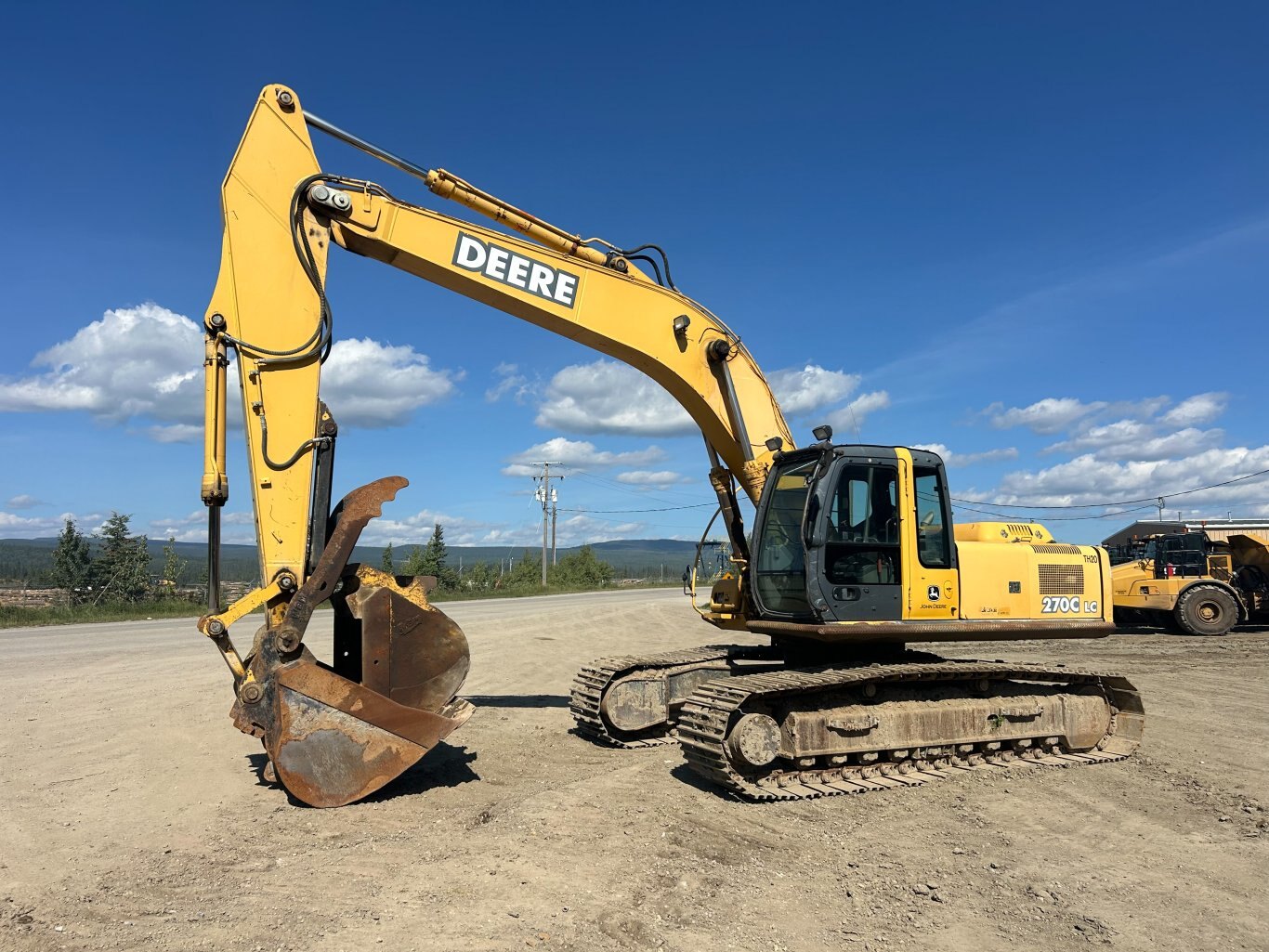 2005 John Deere 270C LC Excavator w/ Thumb