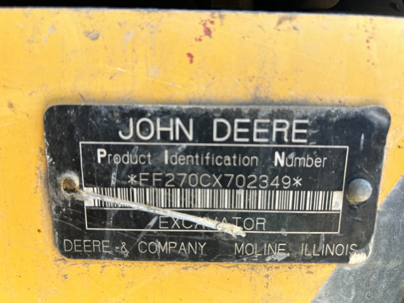 2005 John Deere 270C LC Excavator w/ Thumb