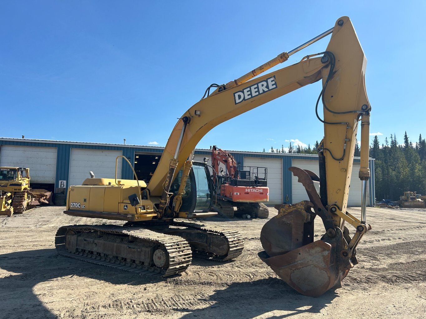 2005 John Deere 270C LC Excavator w/ Thumb