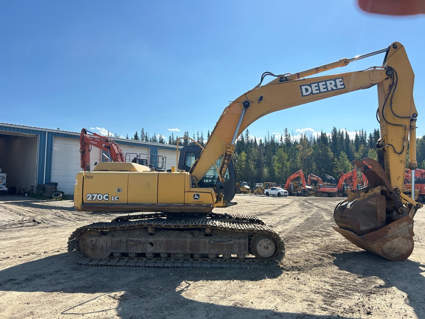 2005 John Deere 270C LC Excavator w/ Thumb