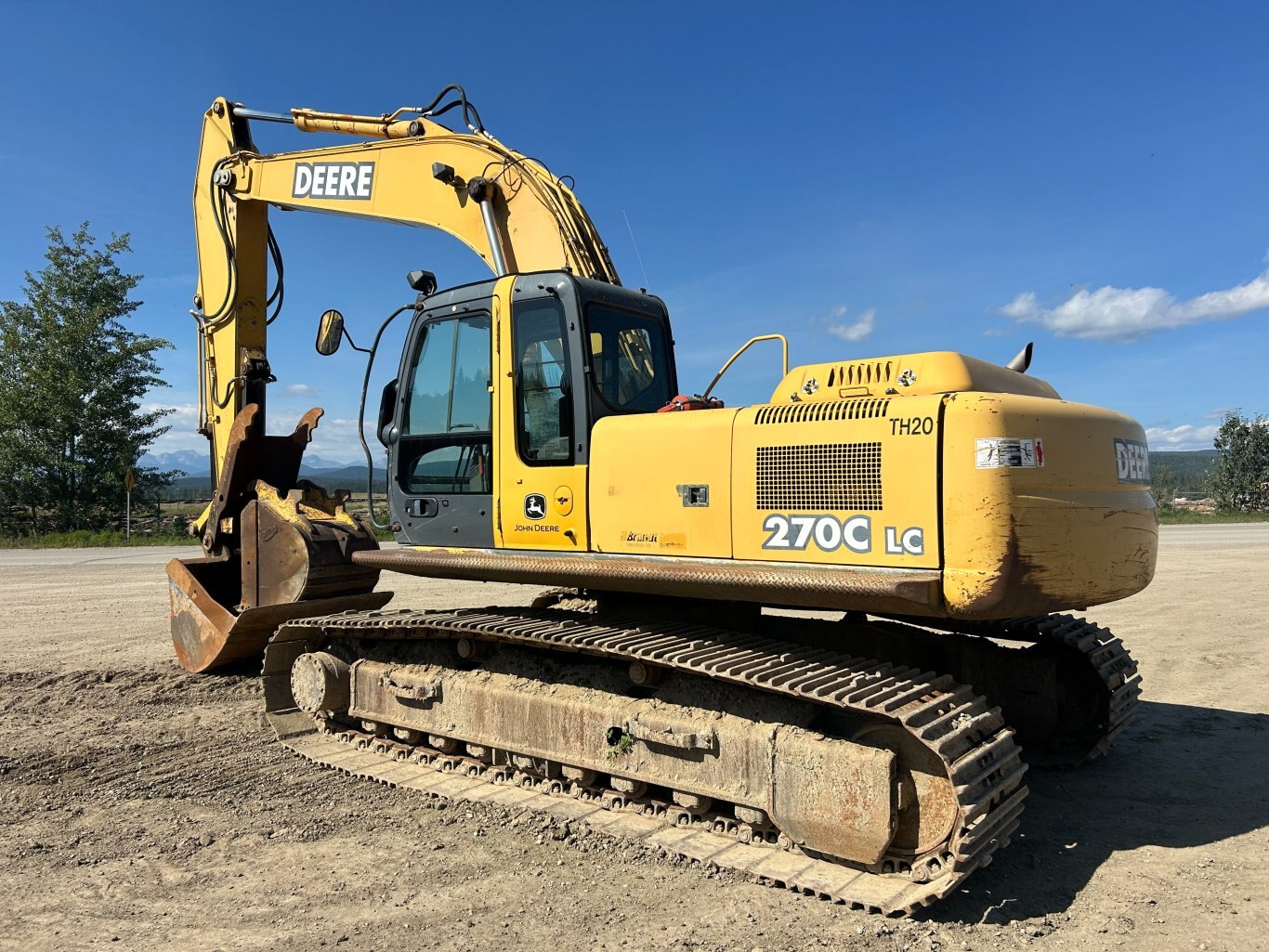 2005 John Deere 270C LC Excavator w/ Thumb