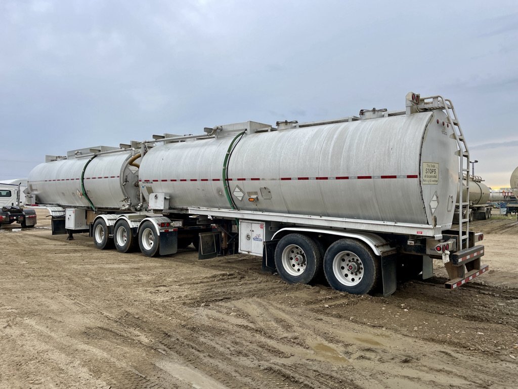 2013 Tremcar TC 407 Aluminum Super B Train Tank Trailer