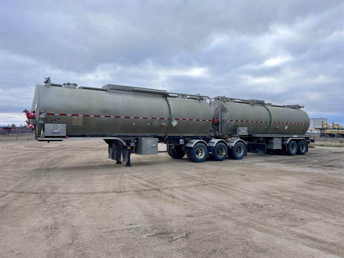 2013 Tremcar TC 407 Aluminum Super B Train Tank Trailer