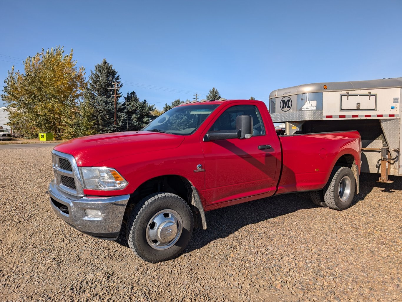 2016 Ram 3500 Dually w/ 2005 Mustang Tri/axle Gooseneck Boiler/Steam Trailer