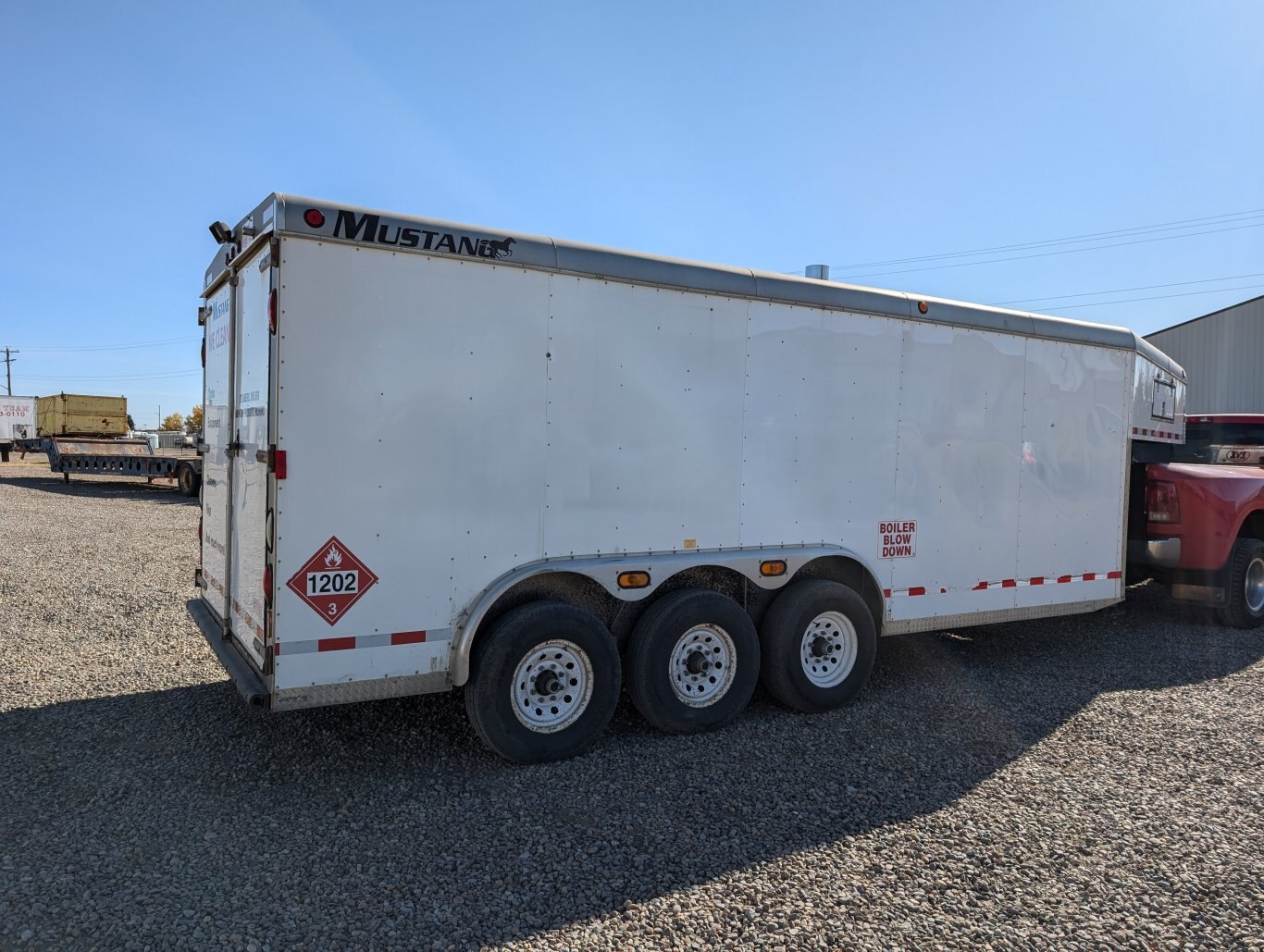 2016 Ram 3500 Dually w/ 2005 Mustang Tri/axle Gooseneck Boiler/Steam Trailer