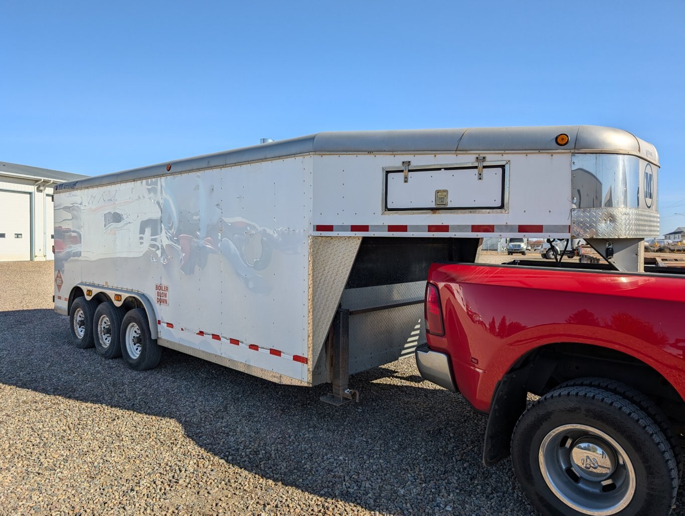 2016 Ram 3500 Dually w/ 2005 Mustang Tri/axle Gooseneck Boiler/Steam Trailer