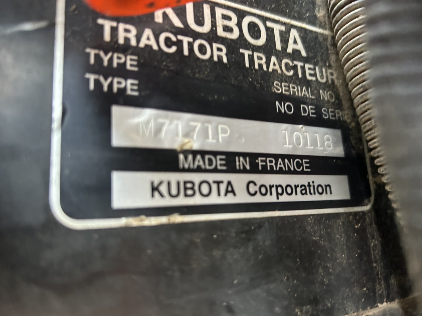 2016 Kubota M7 171 PS FWA Loader Tractor w/ Grapple