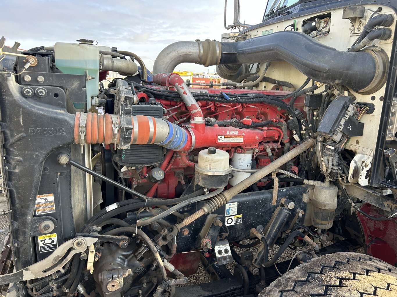 2012 Peterbilt 367 tridrive dump truck