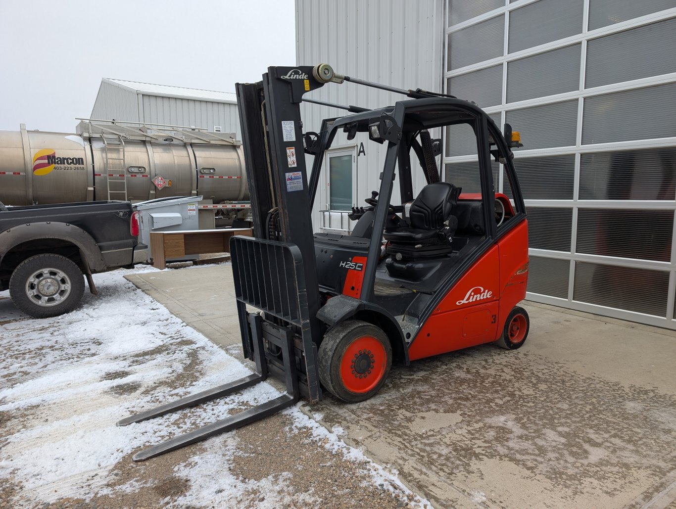 2007 Linde H25C 5000 lb Propane Forklift