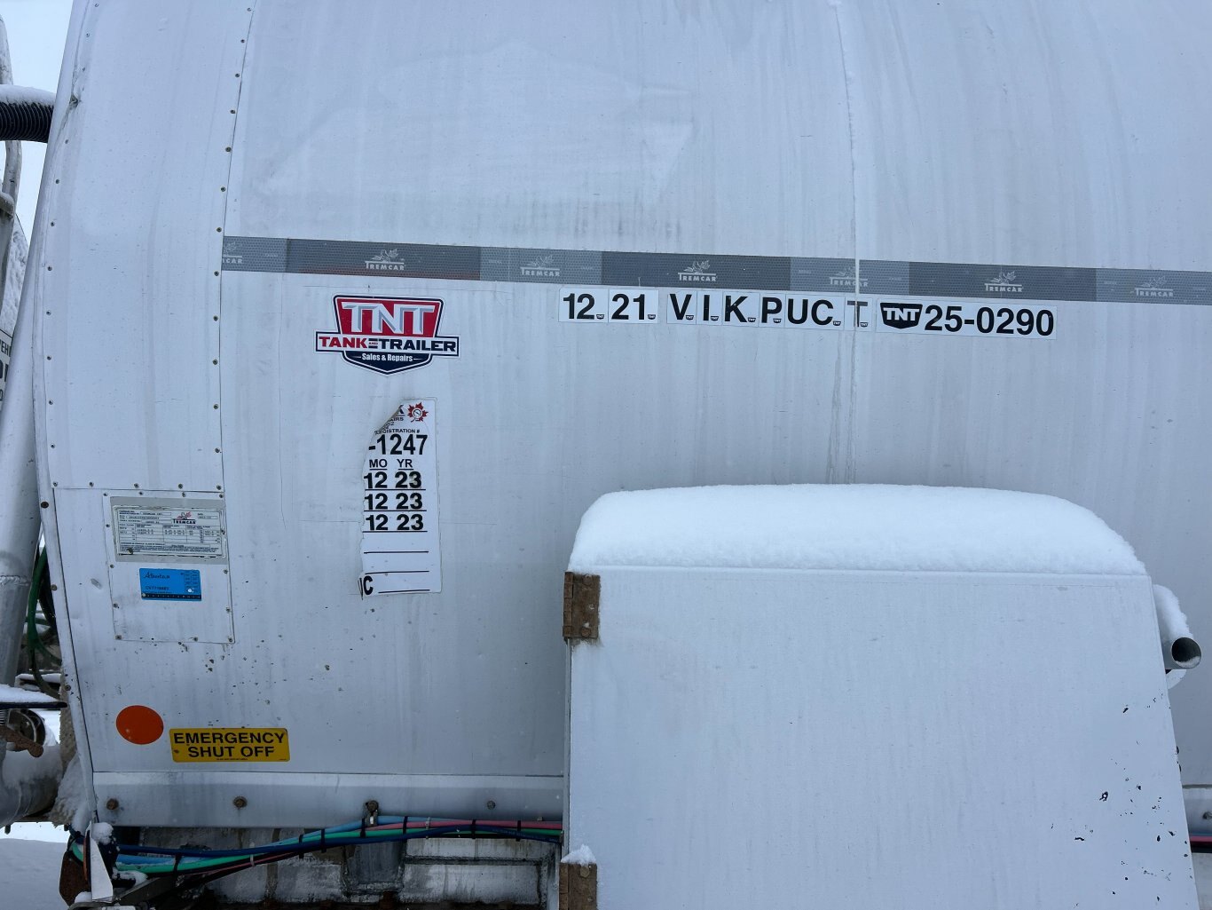 2012 Tremcar TC407 Super B tanker trailer