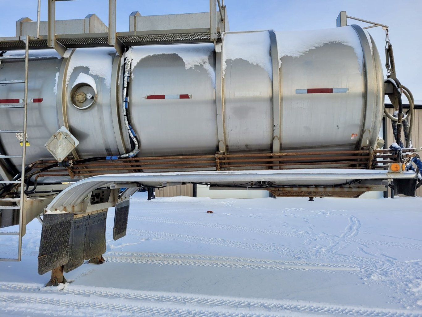 2012 Polar TC407 42 m3 Stainless Steel Tridem Tanker Trailer