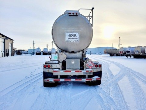 2012 Polar TC407 42 m3 Stainless Steel Tridem Tanker Trailer