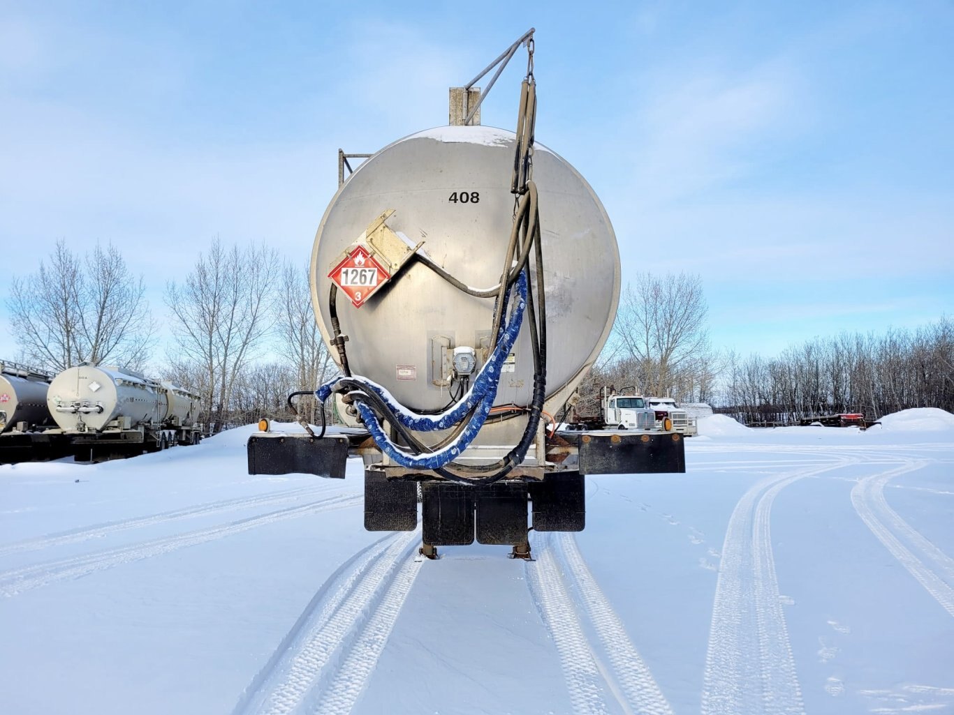 2012 Polar TC407 42 m3 Stainless Steel Tridem Tanker Trailer