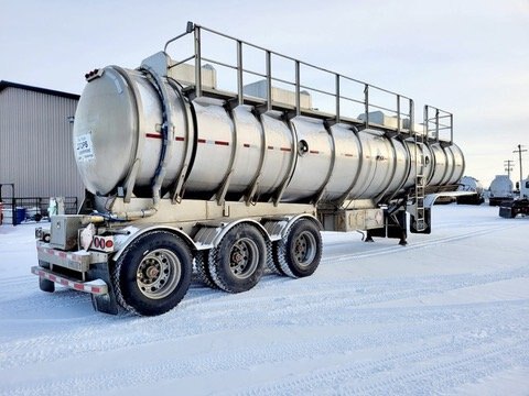 2012 Polar TC407 42 m3 Stainless Steel Tridem Tanker Trailer