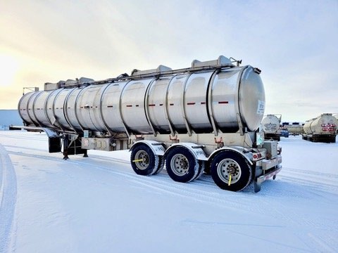 2012 Polar TC407 42 m3 Stainless Steel Tridem Tanker Trailer