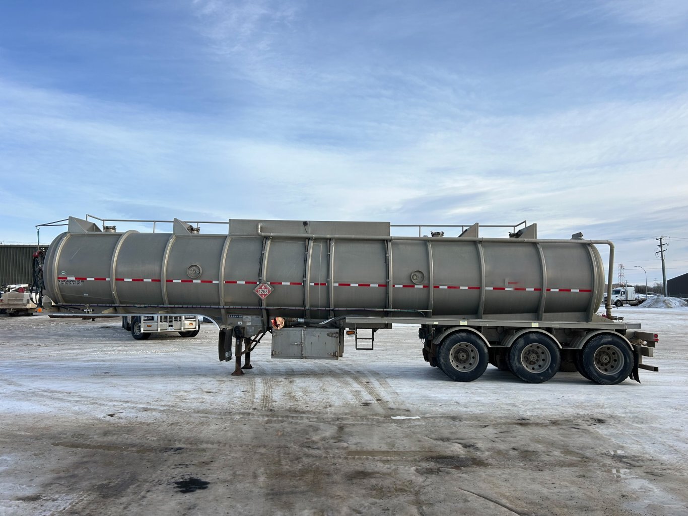 2013 Brenner TC407 42 m3 Stainless Steel Tridem Taker Trailer