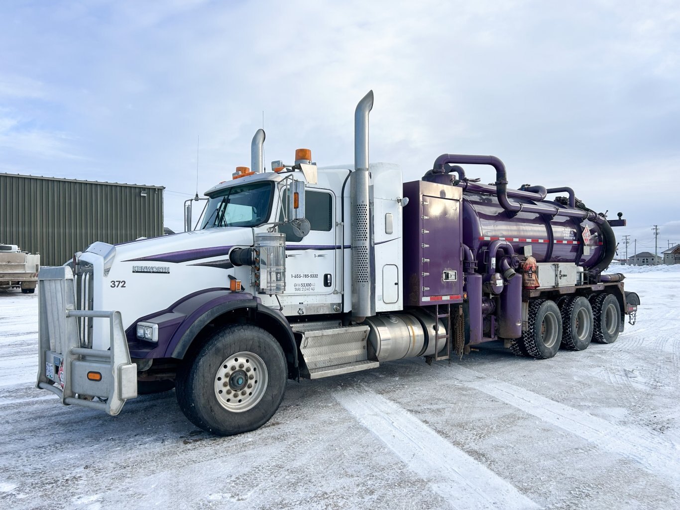 2012 Kenworth T800 Tridrive Combo Vac Truck