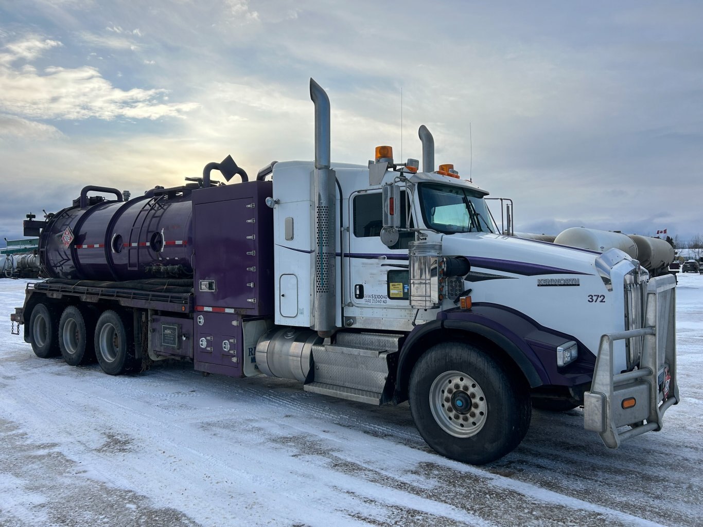 2012 Kenworth T800 Tridrive Combo Vac Truck