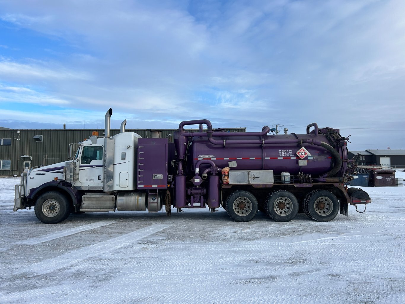 2012 Kenworth T800 Tridrive Combo Vac Truck