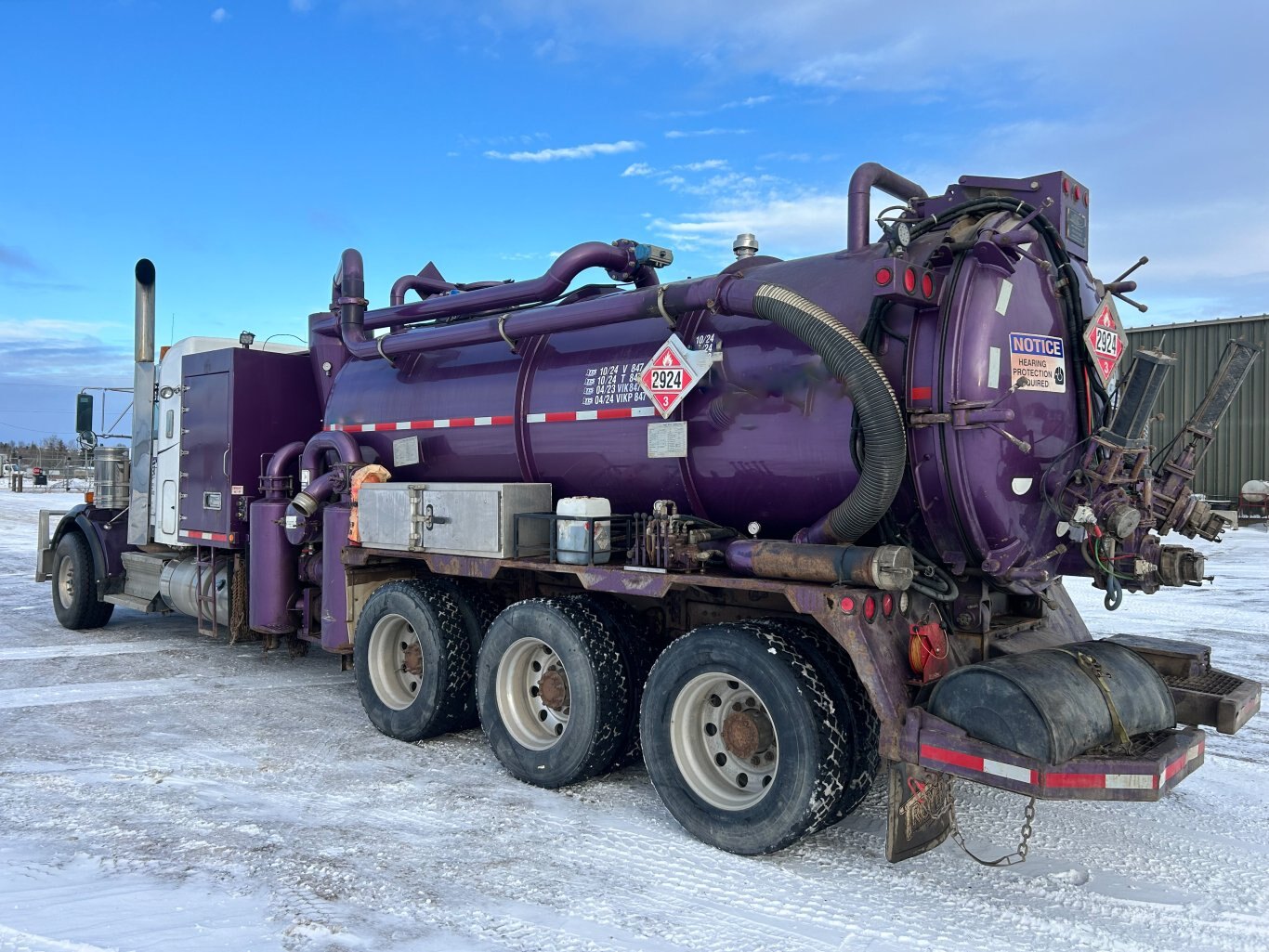 2012 Kenworth T800 Tridrive Combo Vac Truck