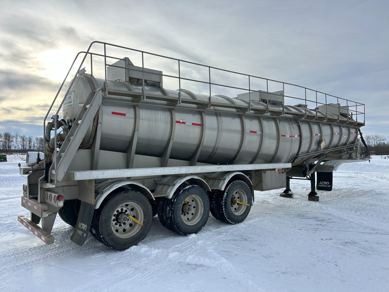 2018 Acro TC 412 Stainless Steel Vac trailer