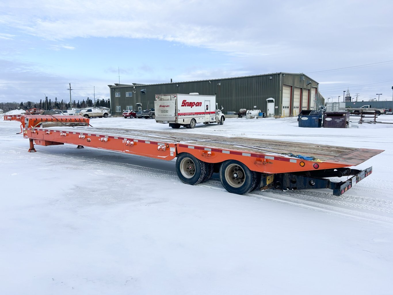 2006 Landoll 48' Hydraulic Beaver tail trailer