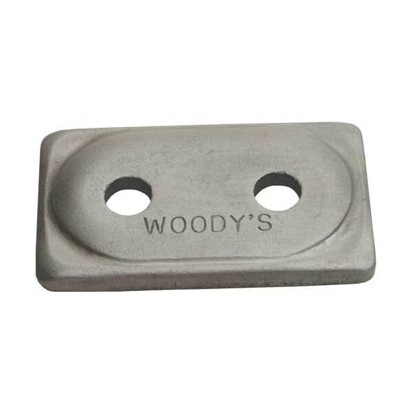 WOODY'S ALUMINIUM DOUBLE DIGGER PLAQUES D'APPUI 48PK (ADD2 3775 B)