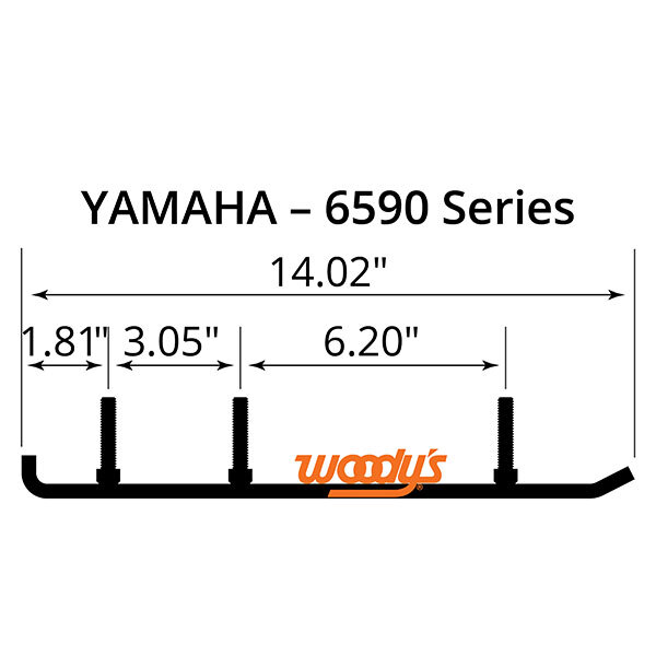 WOODY'S FLAT TOP EXTENDER TRAIL III 4 LIGNE CARBURE (EYV3 6590)