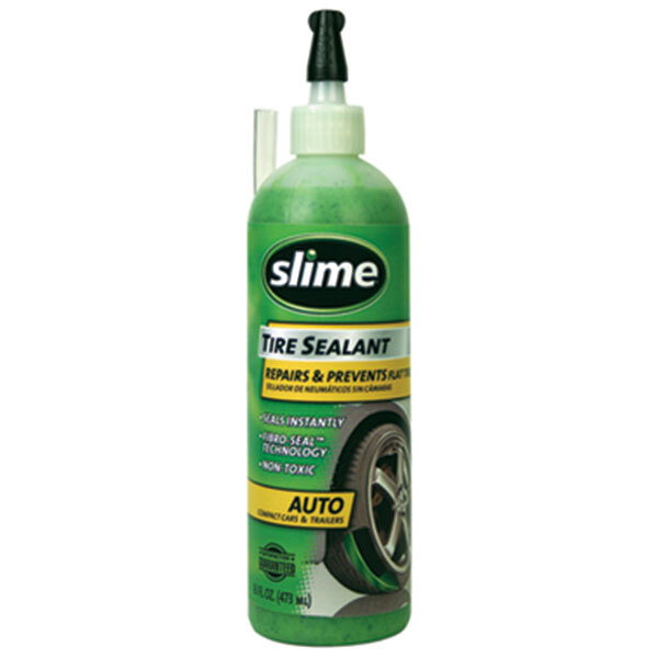 SCELLANT POUR PNEUS DE VOITURES COMPACTES ET DE REMORQUES SLIME (10019)