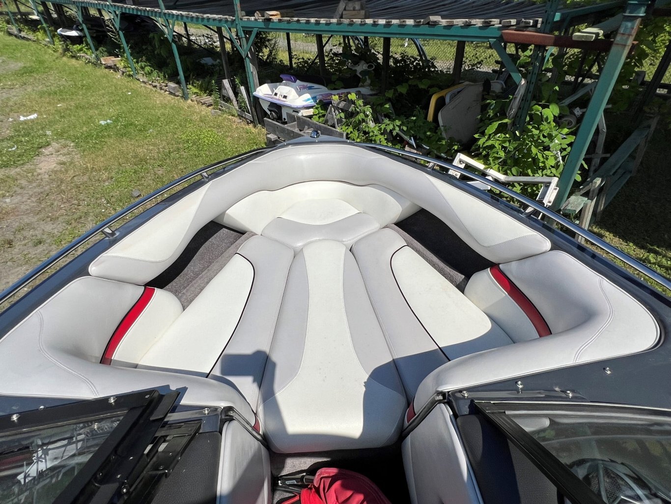 Bateau Malibu Wakesetter 21 VLX 2006 Rouge et Blanc 4x ballasts avec indicateurs 1250lbs, Coin de puissance, MaliCruise