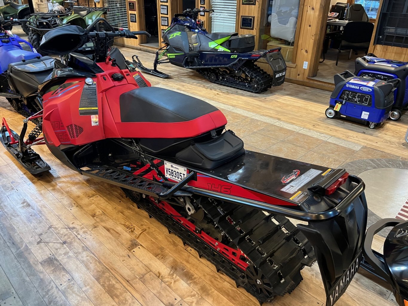 Motoneige 2023 Yamaha SIDEWINDER X TX SE Rouge DÉMO Modèle Sentier Liquidation Finale Dernier en Inventaire!