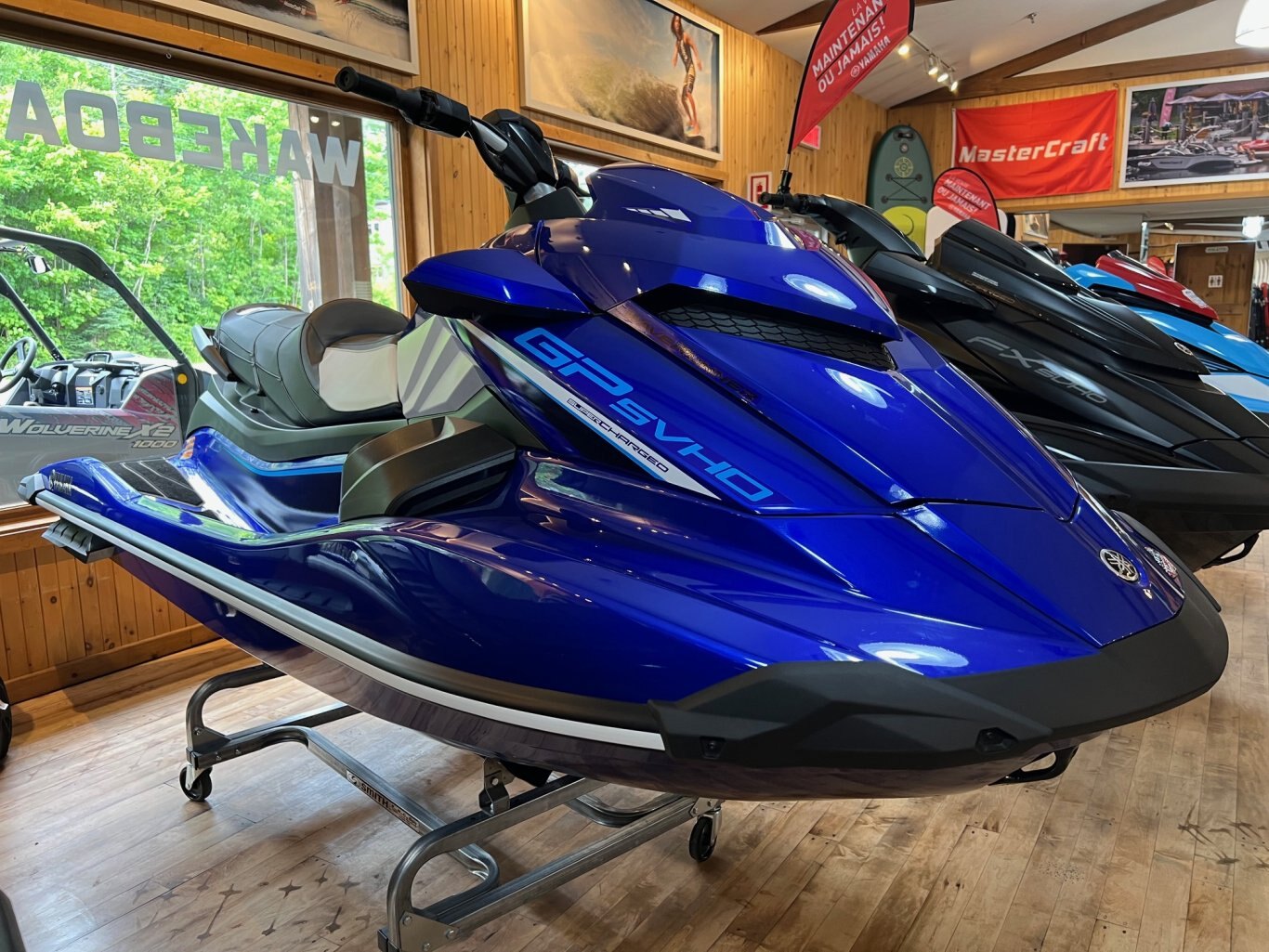 Motomarine Yamaha Waverunner GP1800 SVHO W/Audio Bleu & Noir Modèle Performance