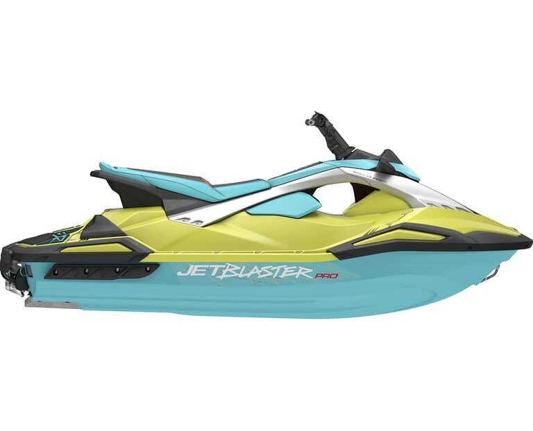 Motomarine 2025 Yamaha JetBlaster 1100 PRO 3-Up Jaune Lunaire/Menthe Modèle Plaisir Écono