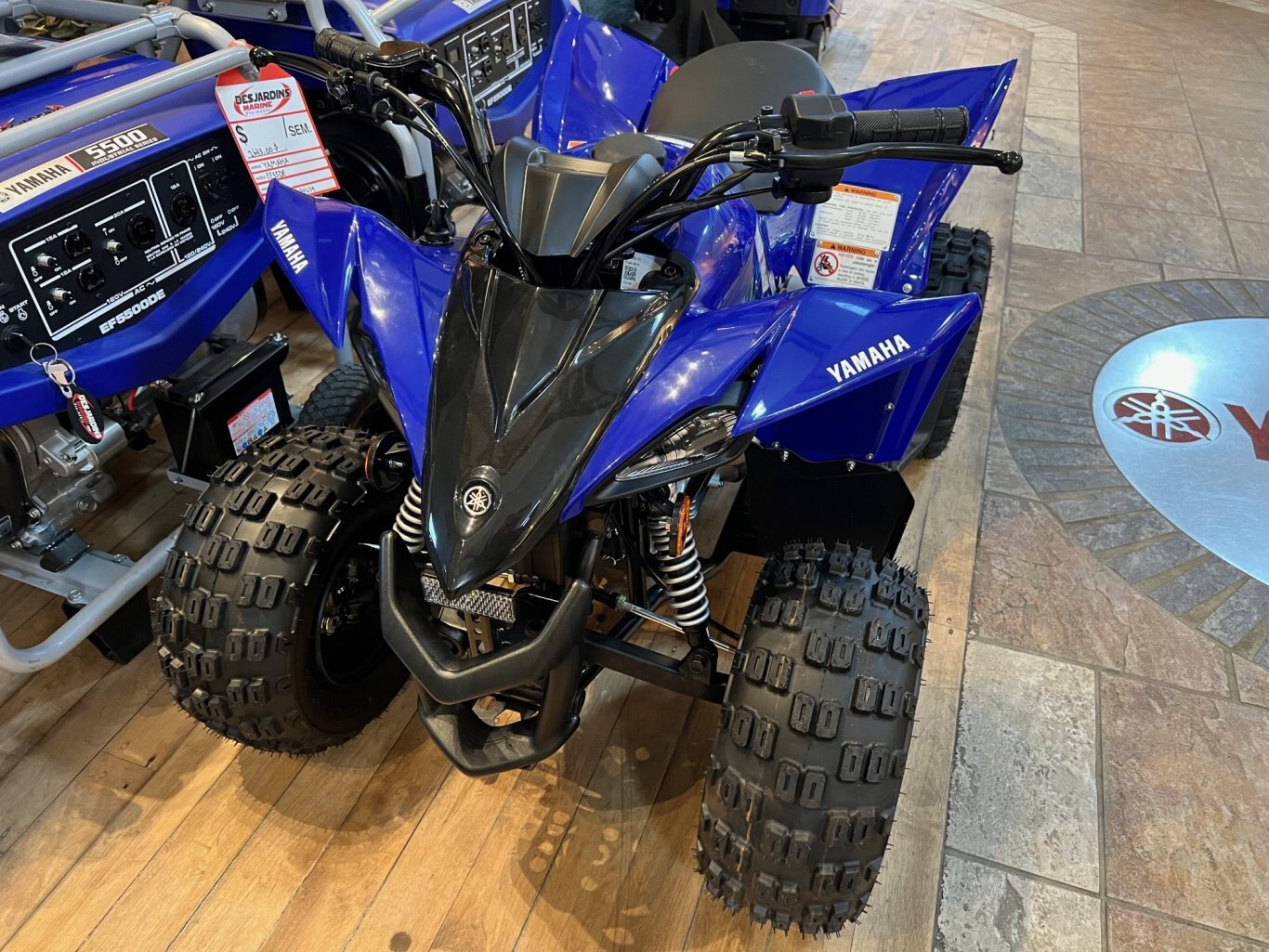 VTT Yamaha YFZ50 2025 Bleu 50cc pour jeunes enfants